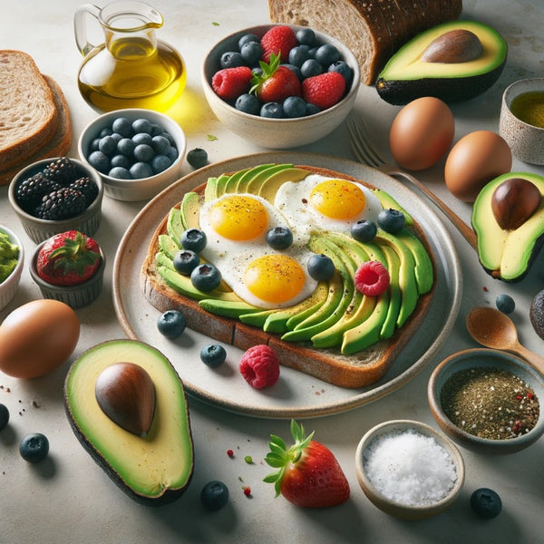 Recipe: Avocado and Egg Toast with a Side of Berries