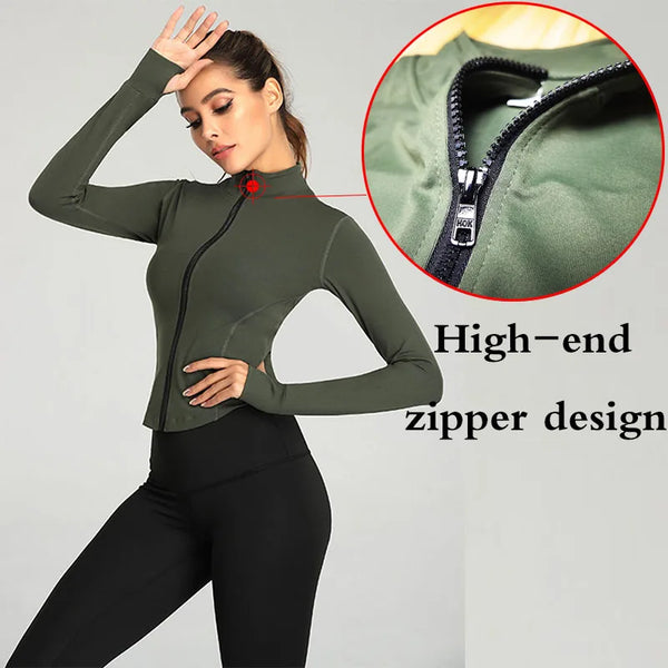 Zip-up Yoga Jackets